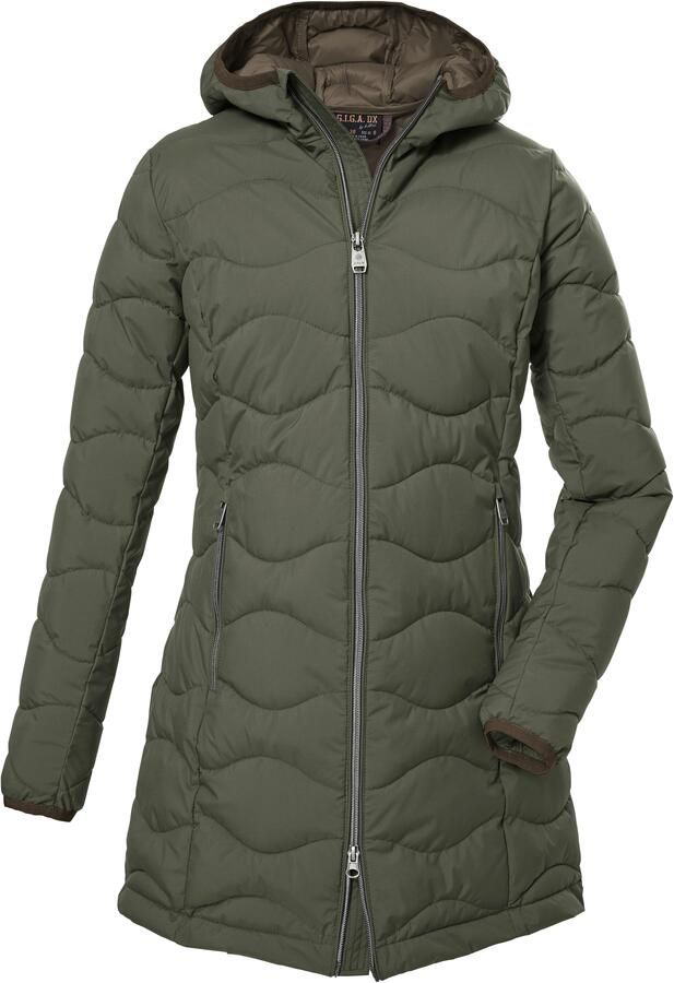 G.I.G.A. DX by killtec Gewatteerde jas GW 20 WMN QLTD PRK Dames gewatteerde parka: waterafstotend ademend winddicht