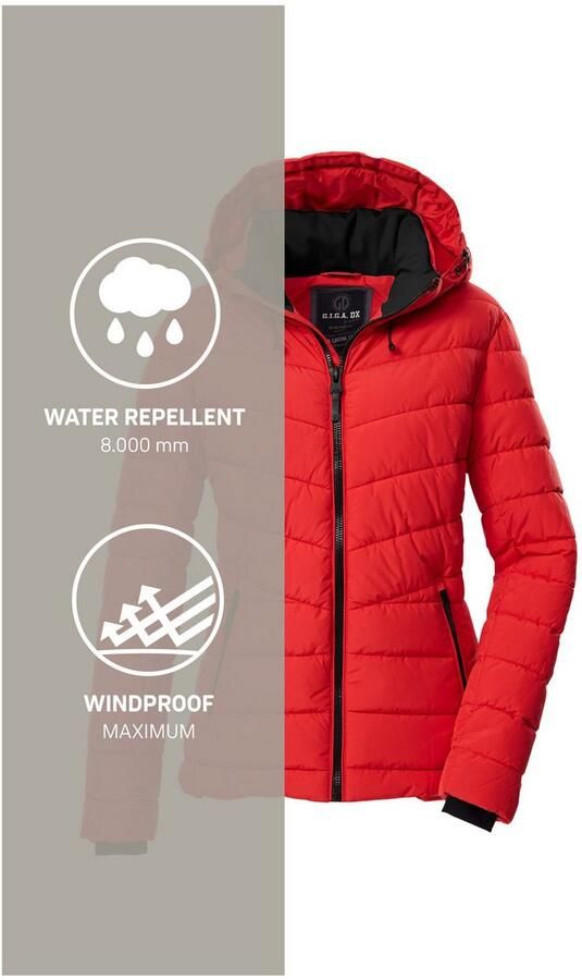 G.I.G.A. DX by killtec Gewatteerde jas GW 32 WMN QLTD JCKT Elegante damesjas waterafstotend ademend afneembare capuchon - Foto 5