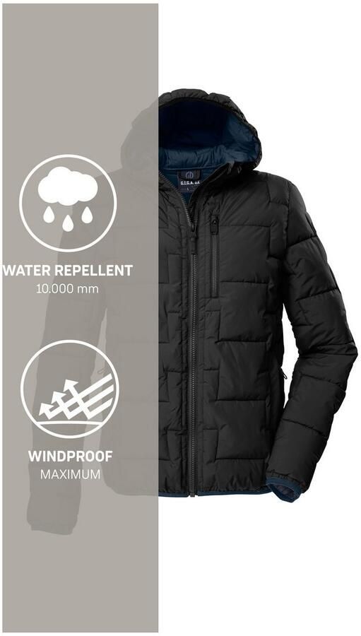 G.I.G.A. DX by killtec Gewatteerde jas GW 72 MN QLTD JCKT Waterafstotende heren gewatteerde jas met 10.000 mm waterkolom - Foto 5