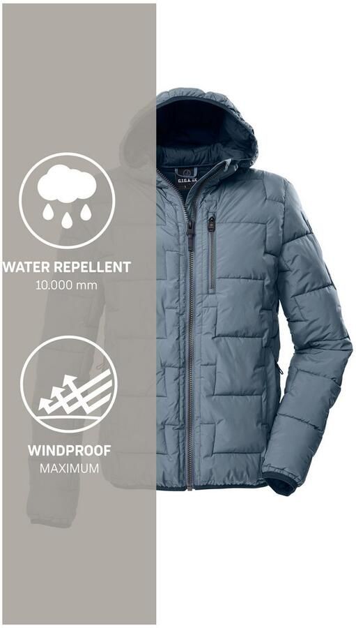 G.I.G.A. DX by killtec Gewatteerde jas GW 72 MN QLTD JCKT Waterafstotende heren gewatteerde jas met 10.000 mm waterkolom - Foto 6