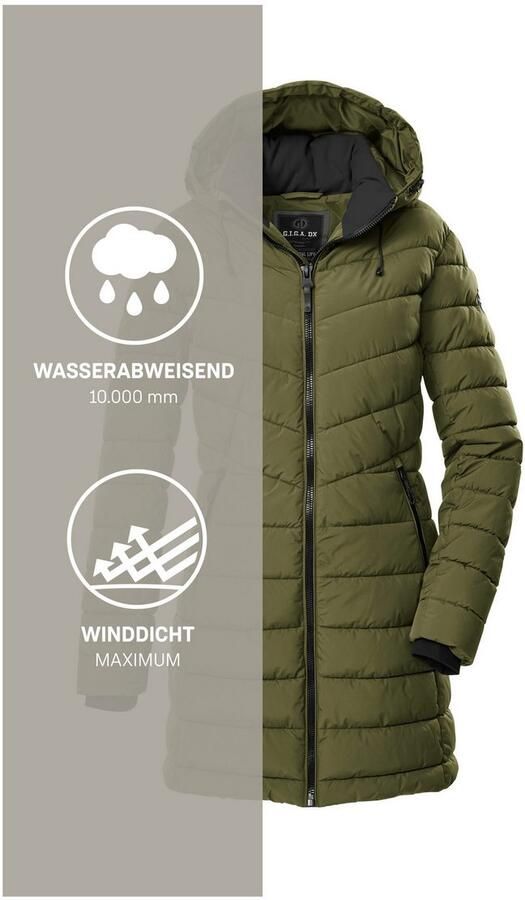 G.I.G.A. DX by killtec Gewatteerde jas GW 74 WMN QLTD PRK Waterafstotende winddichte gewatteerde parka met afneembare capuchon - Foto 5