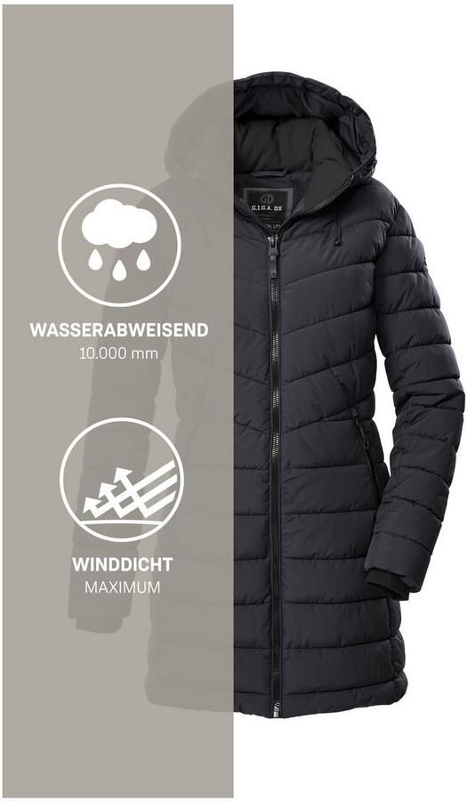 G.I.G.A. DX by killtec Gewatteerde jas GW 74 WMN QLTD PRK Waterafstotende winddichte gewatteerde parka met afneembare capuchon - Foto 5