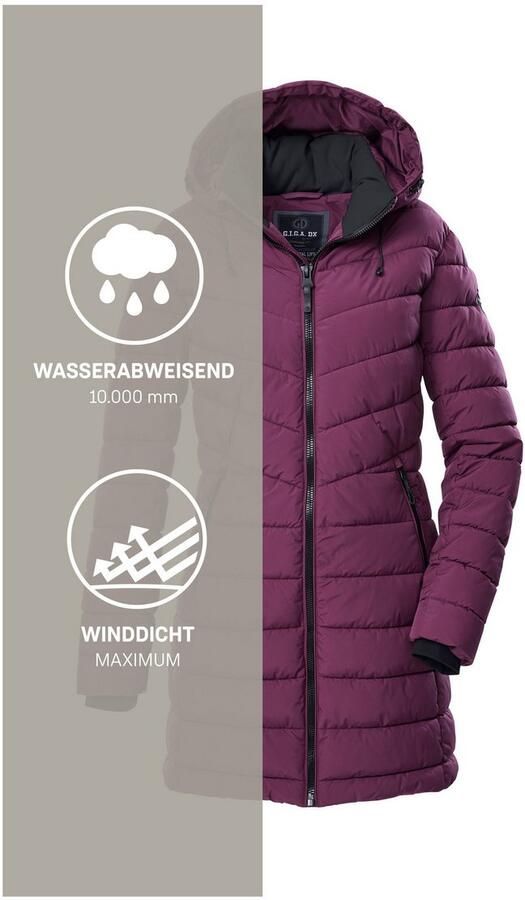 G.I.G.A. DX by killtec Gewatteerde jas GW 74 WMN QLTD PRK Waterafstotende winddichte gewatteerde parka met afneembare capuchon - Foto 5