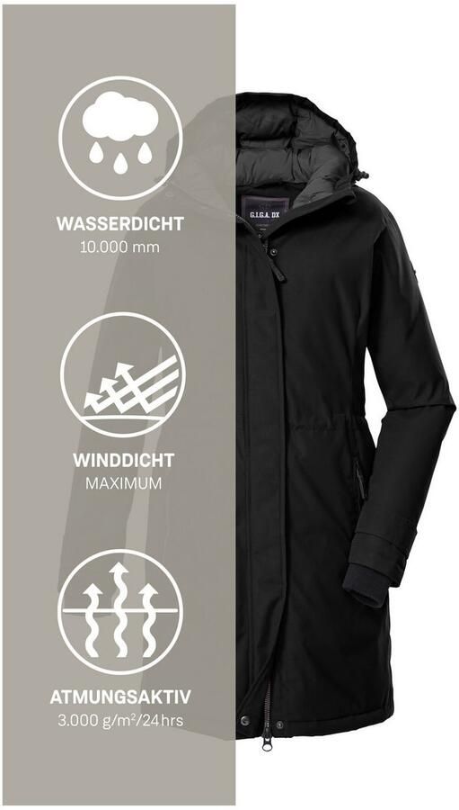 G.I.G.A. DX by killtec Parka GW 22 WMN PRK Functionele parka: waterdicht ade d 2-weg-ritssluiting - Foto 5
