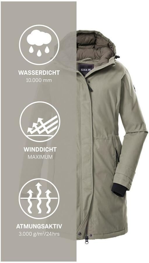 G.I.G.A. DX by killtec Parka GW 22 WMN PRK Functionele parka: waterdicht ade d 2-weg-ritssluiting - Foto 5