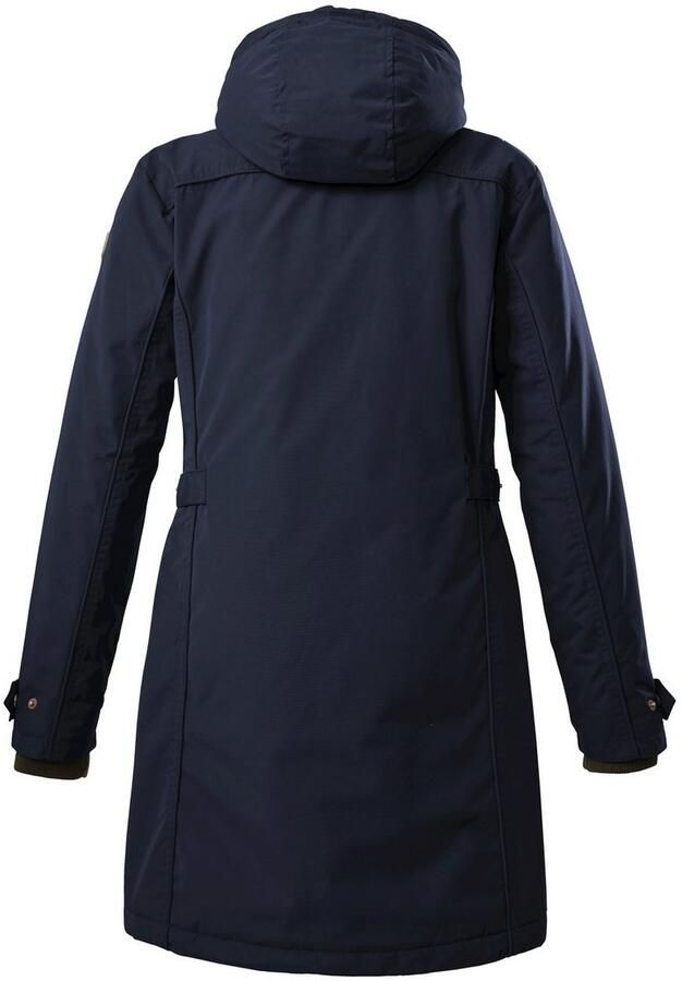 G.I.G.A. DX by killtec Parka GW 6 WMN PRK Elegante waterafstotende parka met afneembare capuchon en teddybont