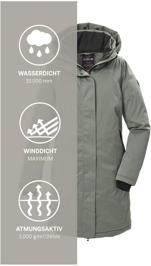 G.I.G.A. DX by killtec Parka GW 93 WMN PRK waterdicht ade d 2-weg ritssluiting - Foto 5