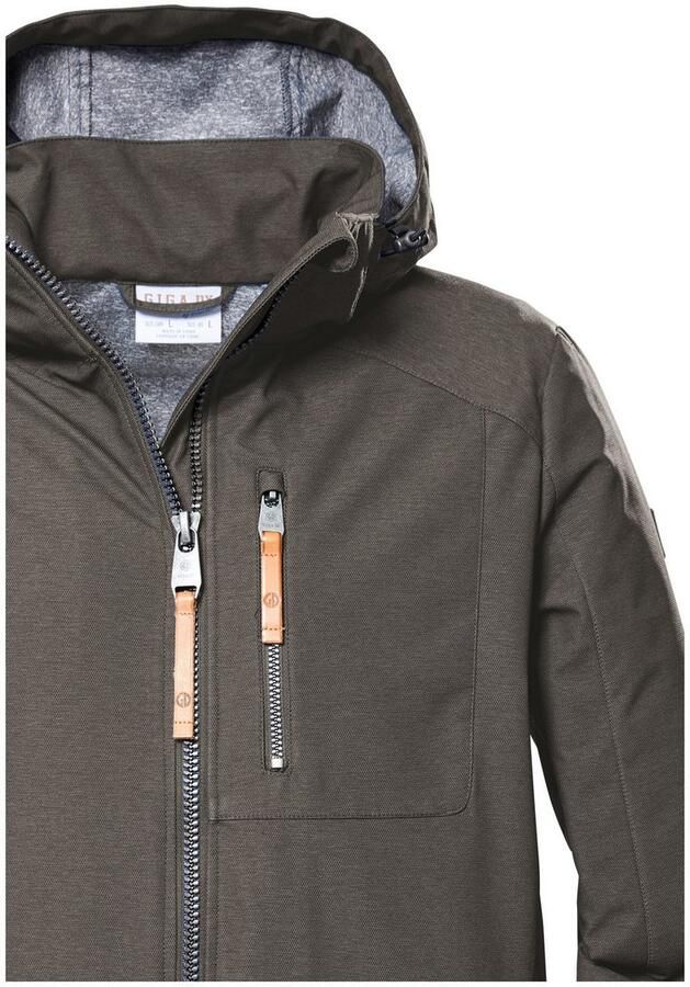 G.I.G.A. DX by killtec Softshell-jack GS 7 MN SFTSHLL JCKT Heren softshelljas: waterafstotend afneembare capuchon - Foto 2