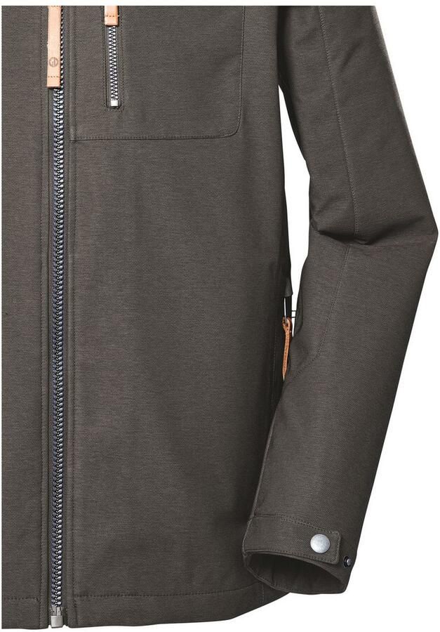 G.I.G.A. DX by killtec Softshell-jack GS 7 MN SFTSHLL JCKT Heren softshelljas: waterafstotend afneembare capuchon - Foto 3