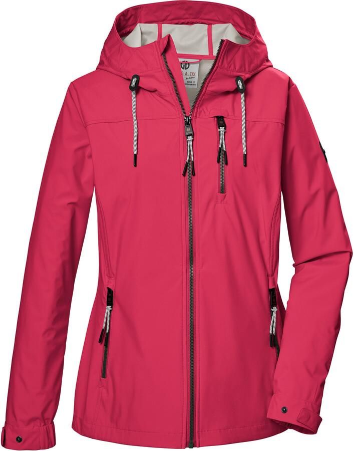 G.I.G.A. DX by killtec Softshell-jack GS 74 WMN SFTSHLL JCKT Softshelljack: waterafstotend winddicht PFAS-vrij geïmpregneerd - Foto 2