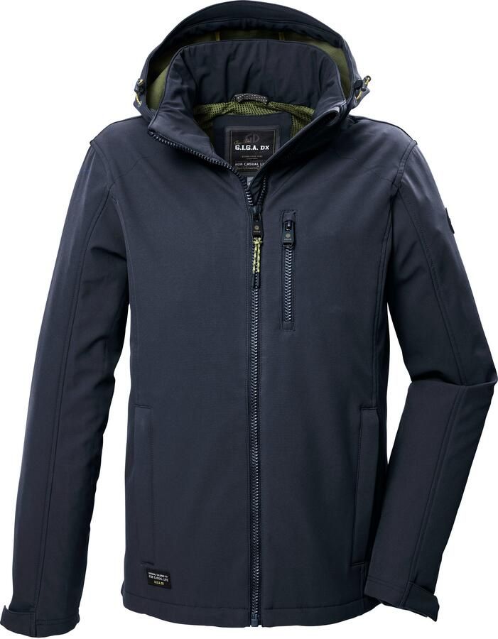 G.I.G.A. DX by killtec Softshell-jack GW 29 MN SFTSHLL JCKT Waterdichte softshell jas met fleece afneembare capuchon ritsen - Foto 4