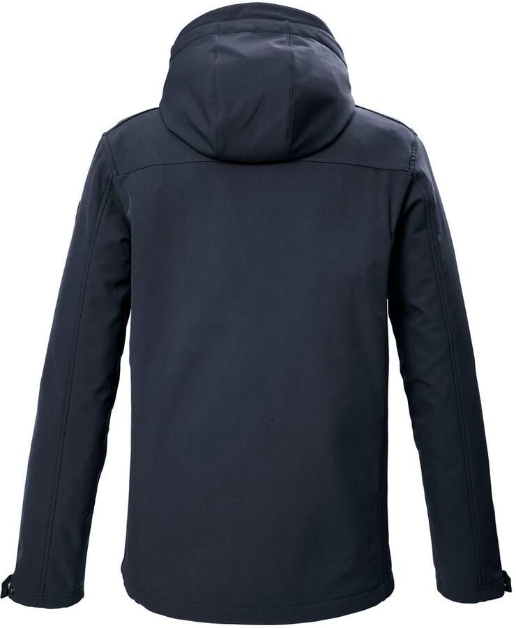G.I.G.A. DX by killtec Softshell-jack GW 29 MN SFTSHLL JCKT Waterdichte softshell jas met fleece afneembare capuchon ritsen