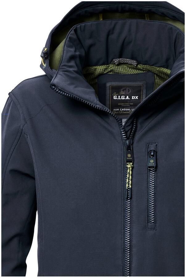 G.I.G.A. DX by killtec Softshell-jack GW 29 MN SFTSHLL JCKT Waterdichte softshell jas met fleece afneembare capuchon ritsen - Foto 3
