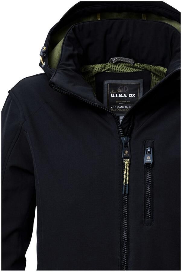 G.I.G.A. DX by killtec Softshell-jack GW 29 MN SFTSHLL JCKT Waterdichte softshell jas met fleece afneembare capuchon ritsen - Foto 3