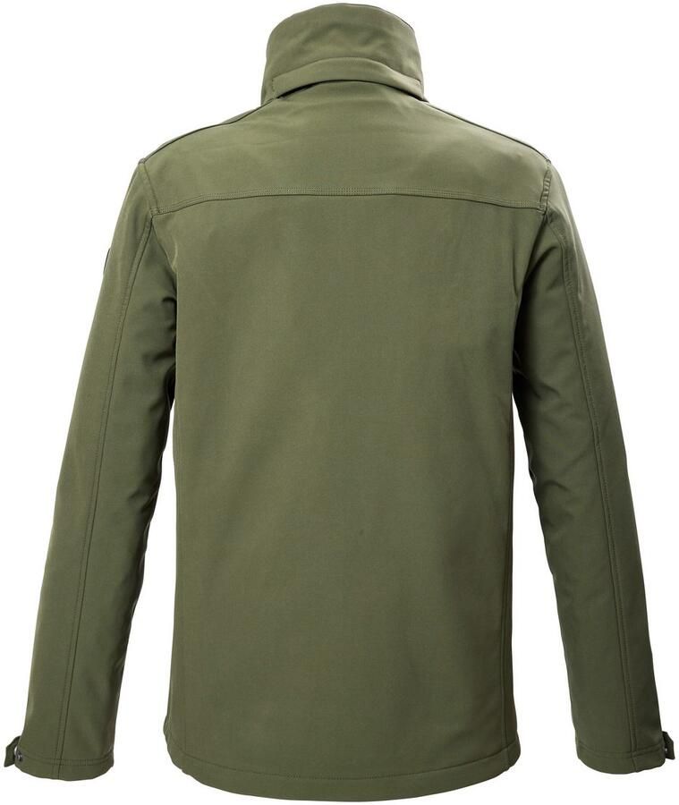 G.I.G.A. DX by killtec Softshell-jack GW 29 MN SFTSHLL JCKT Waterdichte softshell jas met fleece afneembare capuchon ritsen