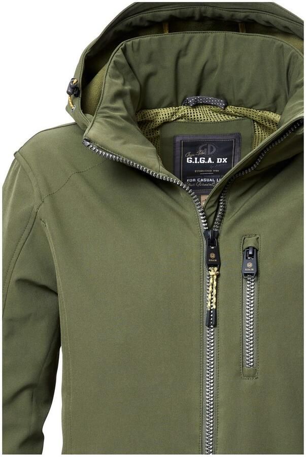 G.I.G.A. DX by killtec Softshell-jack GW 29 MN SFTSHLL JCKT Waterdichte softshell jas met fleece afneembare capuchon ritsen - Foto 3
