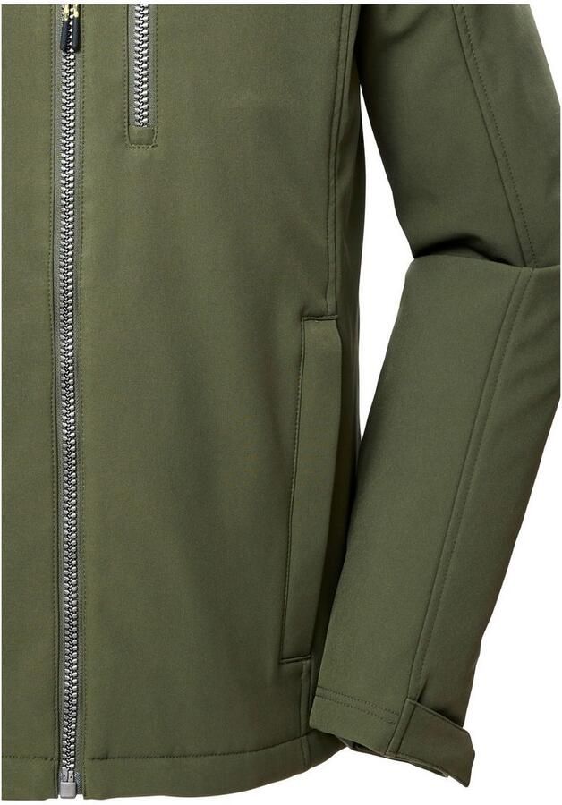 G.I.G.A. DX by killtec Softshell-jack GW 29 MN SFTSHLL JCKT Waterdichte softshell jas met fleece afneembare capuchon ritsen - Foto 2