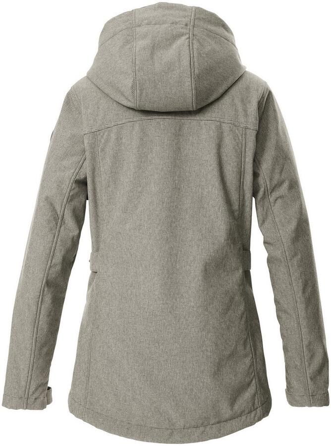 G.I.G.A. DX by killtec Softshell-jack GW 35 WMN SFTSHLL JCKT Waterdichte ade de softshelljas met afneembare capuchon