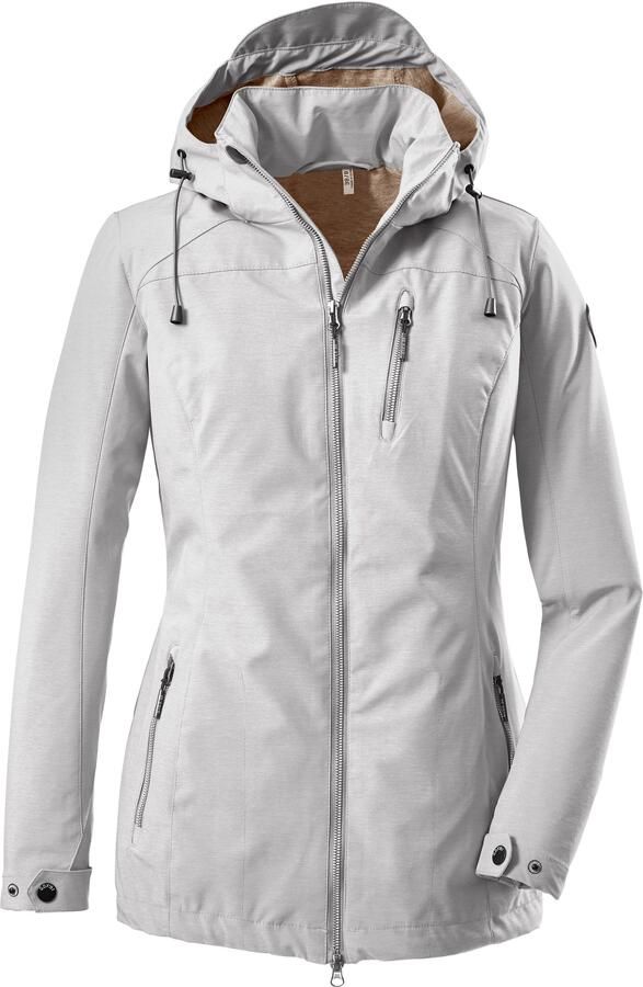 G.I.G.A. DX by killtec Softshell-jack Solena Waterafstotend 2-weg rits afneembare capuchon - Foto 4