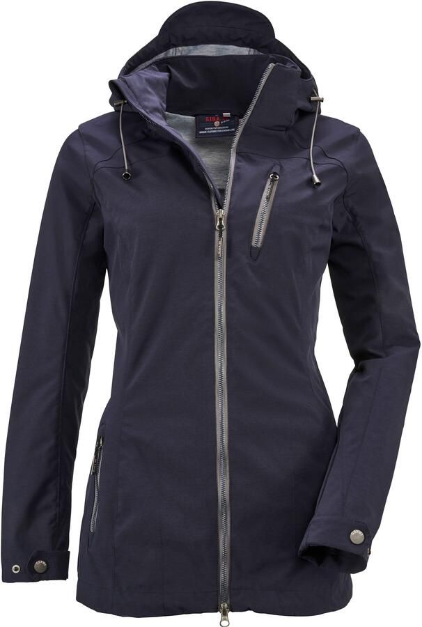 G.I.G.A. DX by killtec Softshell-jack Solena Waterafstotend 2-weg rits afneembare capuchon - Foto 4