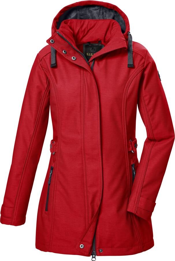 G.I.G.A. DX by killtec Softshell-parka GW 22 WMN SFTSHLL PRK Softshell Parka 8.000 mm waterdicht ademend afneembare capuchon - Foto 2