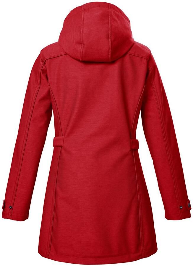 G.I.G.A. DX by killtec Softshell-parka GW 22 WMN SFTSHLL PRK Softshell Parka 8.000 mm waterdicht ademend afneembare capuchon