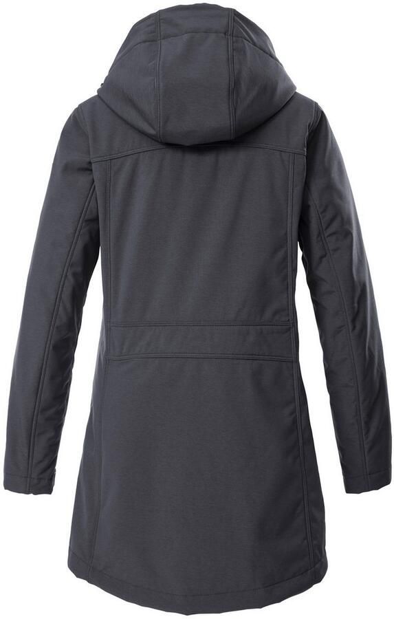 G.I.G.A. DX by killtec Softshell-parka GW 36 WMN SFTSHLL PRK Softshellparka: waterdicht teddybont 2-weg-ritssluiting - Foto 4
