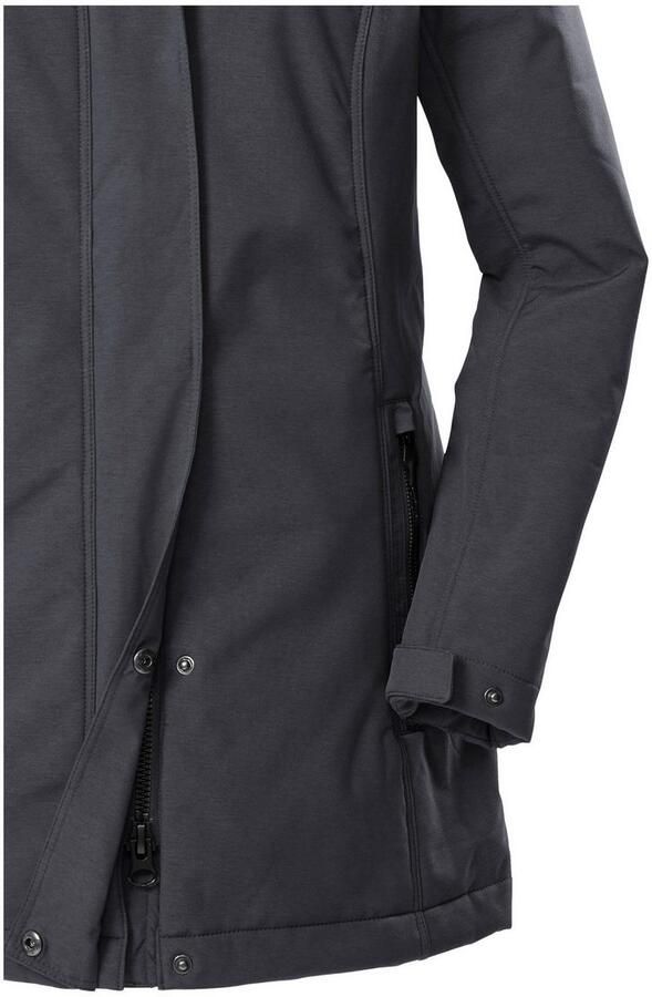 G.I.G.A. DX by killtec Softshell-parka GW 36 WMN SFTSHLL PRK Softshellparka: waterdicht teddybont 2-weg-ritssluiting - Foto 3