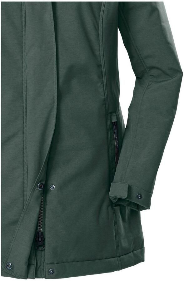 G.I.G.A. DX by killtec Softshell-parka GW 36 WMN SFTSHLL PRK Softshellparka: waterdicht teddybont 2-weg-ritssluiting - Foto 3