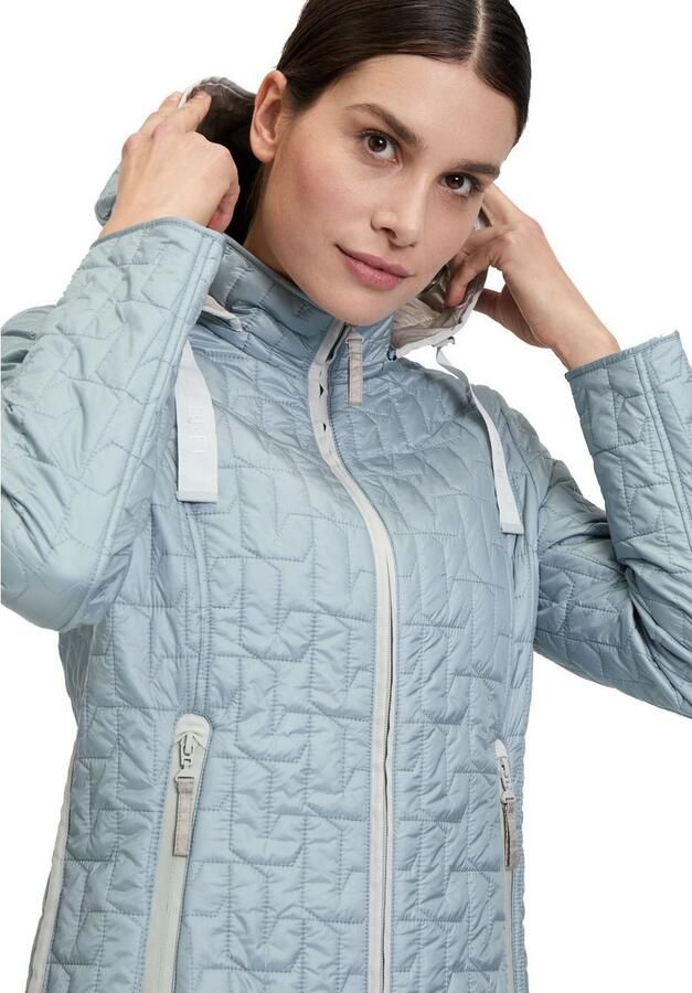 Gil Bret Gewatteerde jas met capuchon Blue Dames - Foto 3
