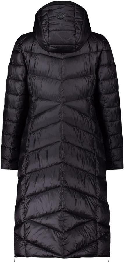Gil Bret Capuchon Lange Gewatteerde Jas Black Dames - Foto 5