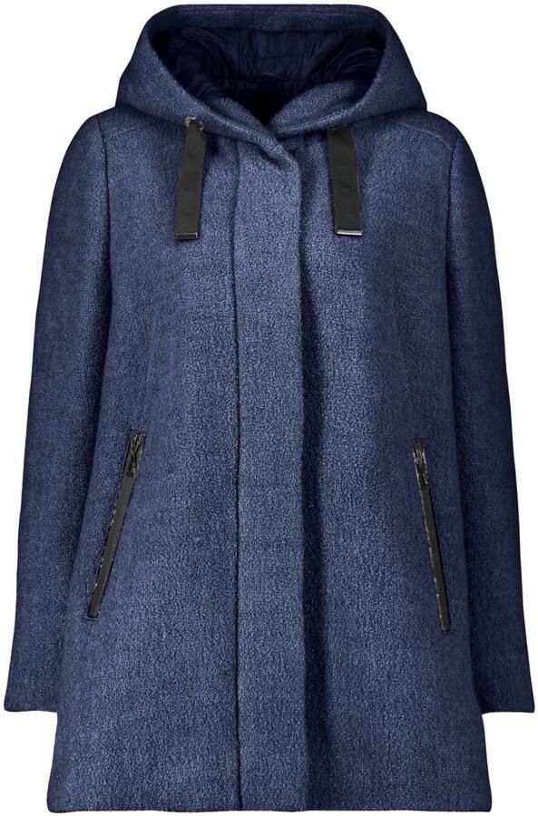 Gil Bret Lange jas met capuchon en blinde ritssluiting - Foto 4