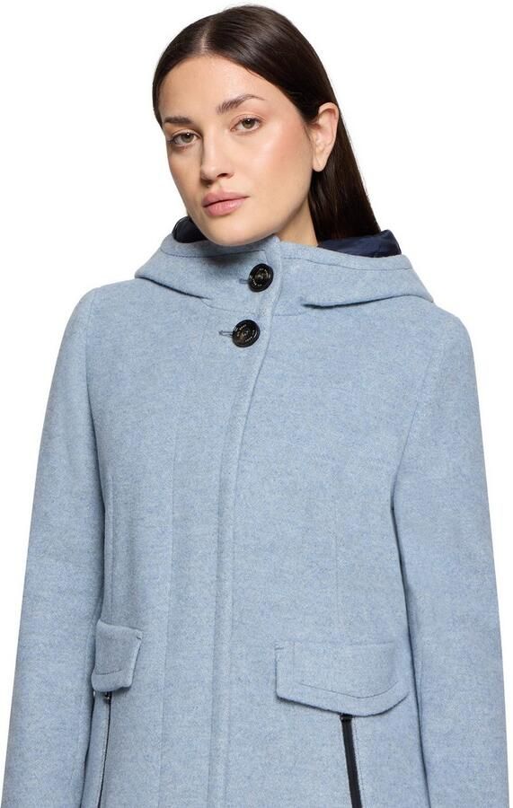 Gil Bret Wollen jas met capuchon en van een wolmix - Foto 2