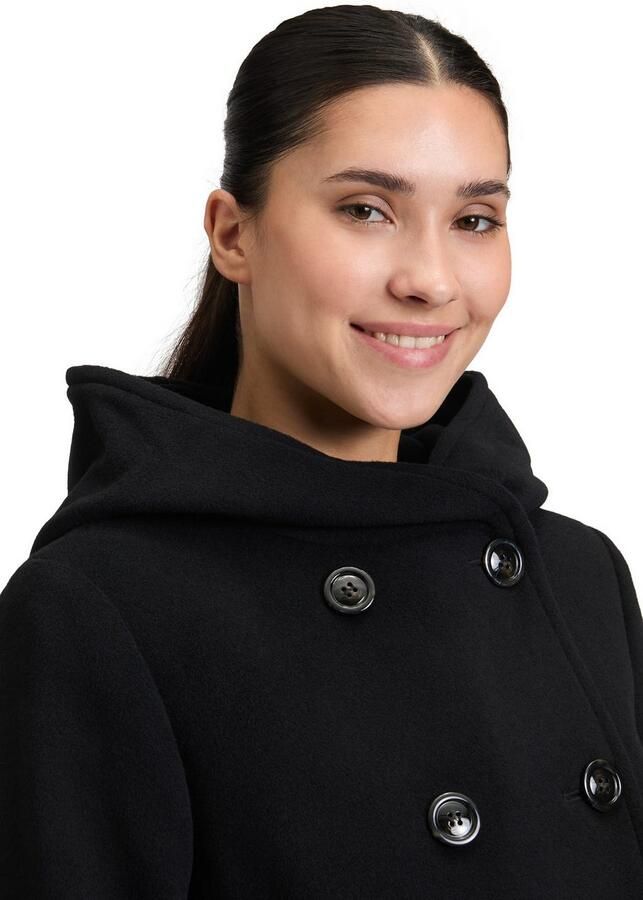 Gil Bret Wollen jas met een capuchon