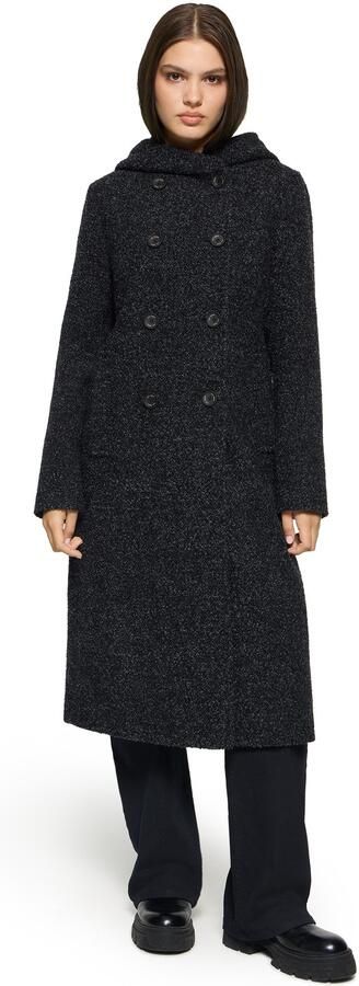 Gil Bret Lange jas met capuchon van katoenmix met wol - Foto 5