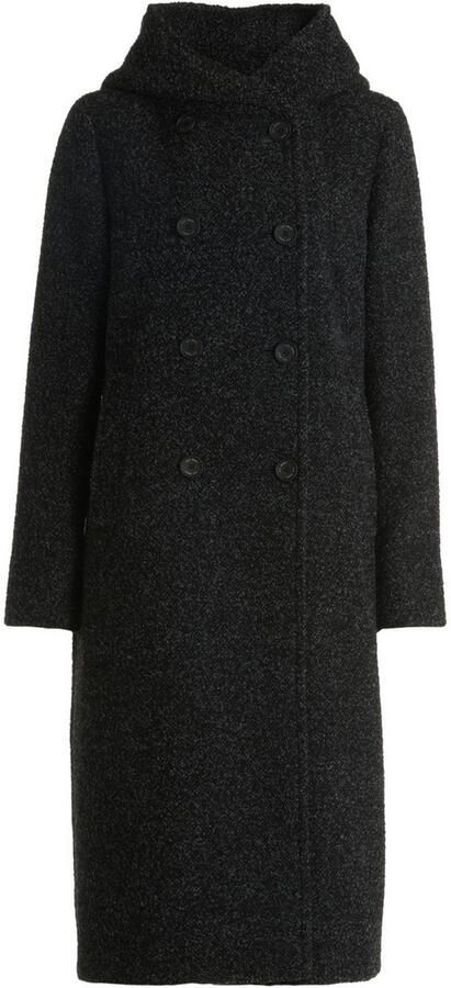 Gil Bret Lange jas met capuchon van katoenmix met wol - Foto 3