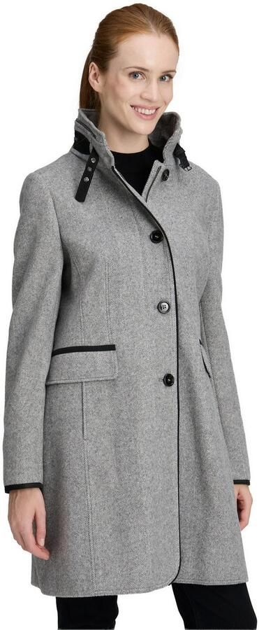 Gil Bret Wollen jas met wol opstaande kraag en knoopsluiting - Foto 6