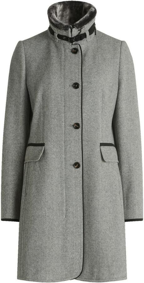 Gil Bret Wollen jas met wol opstaande kraag en knoopsluiting - Foto 3