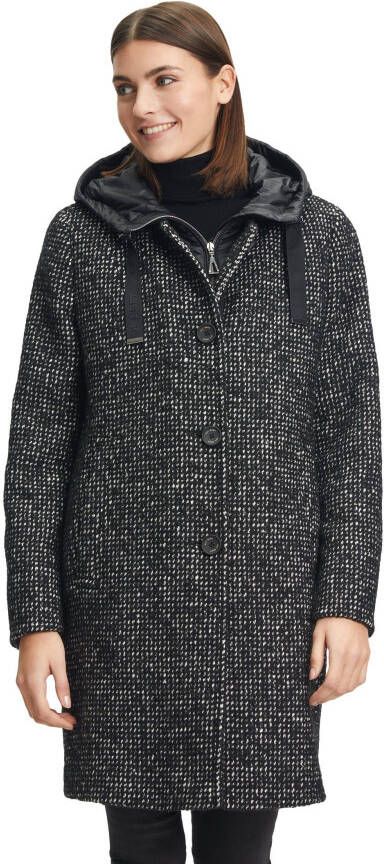 Gil Bret Sporty-feminine Wool Jacket with Vest Part Gray Dames