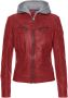 OTTO Mauritius Leren jack NOLA Two-in-one stijl met een afneembare jerseycapuchon - Thumbnail 1