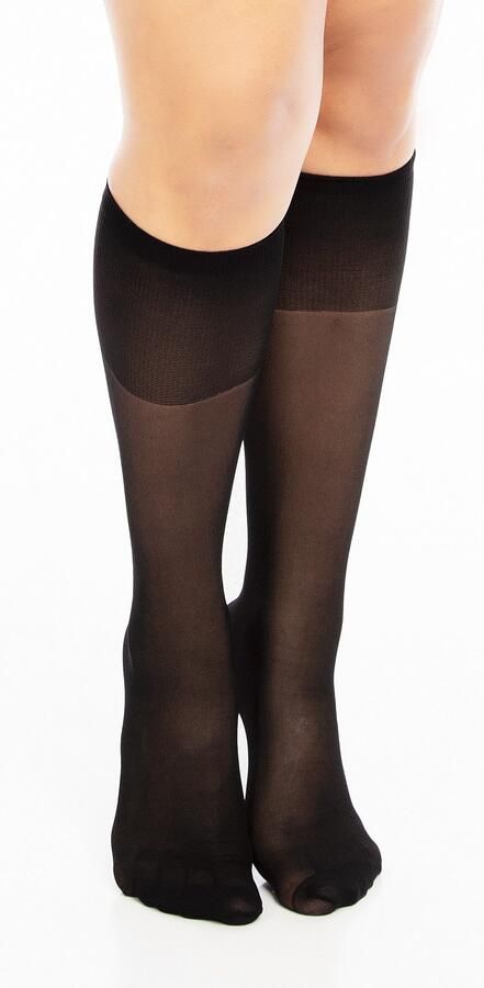 GLAMORY Fijne kousen My Size extra wijd elastisch (set 2 paar) - Foto 7