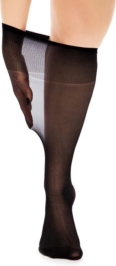 GLAMORY Fijne kousen My Size extra wijd elastisch (set 2 paar) - Foto 6