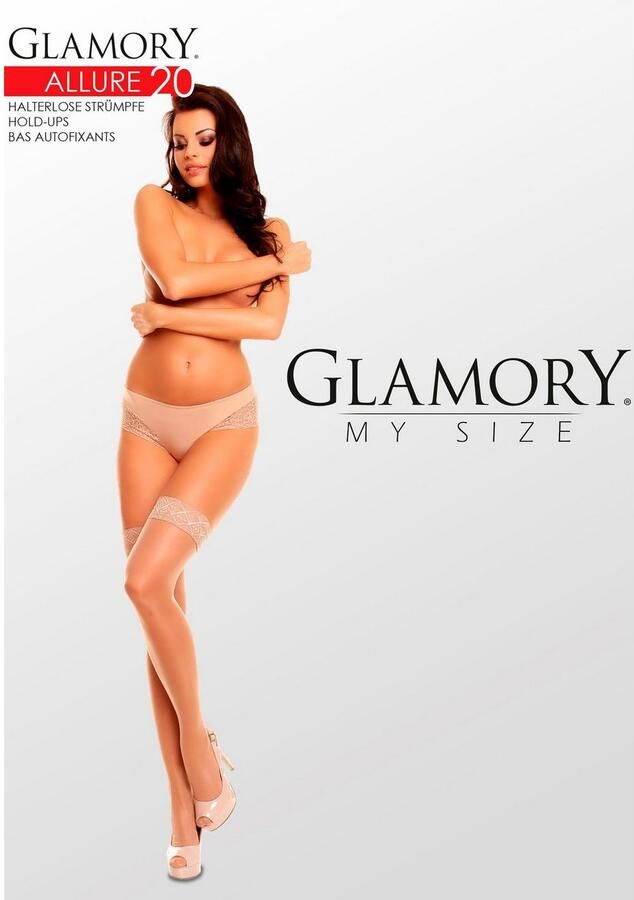 GLAMORY Hold-up kousen Allure tot plus size - Foto 2