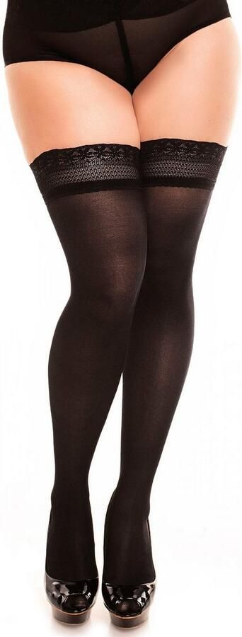 GLAMORY Hold-up kousen Vital licht steunend vermogen als zijde mat zachte kanten band (1 paar) - Foto 5