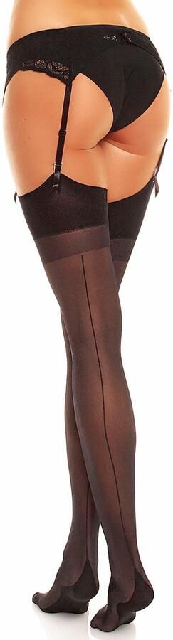 GLAMORY Jarretelkousen Delight zijdeachtig-matte transparantie (1 paar) - Foto 10