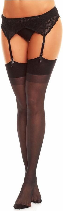 GLAMORY Jarretelkousen Delight zijdeachtig-matte transparantie (1 paar) - Foto 9