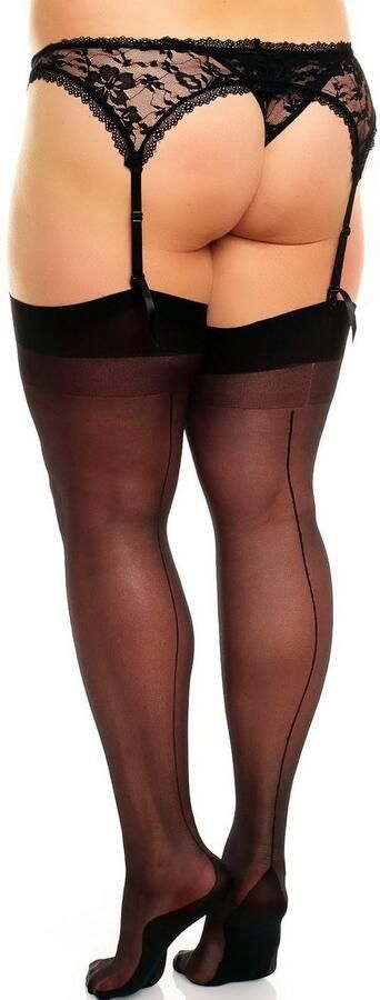 GLAMORY Jarretelkousen Delight zijdeachtig-matte transparantie (1 paar) - Foto 8