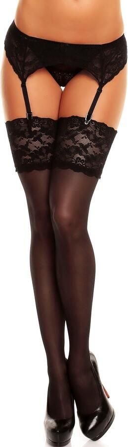 GLAMORY Jarretelkousen LUXURY tot transparant glanzend zeer elastisch (1 paar) - Foto 6