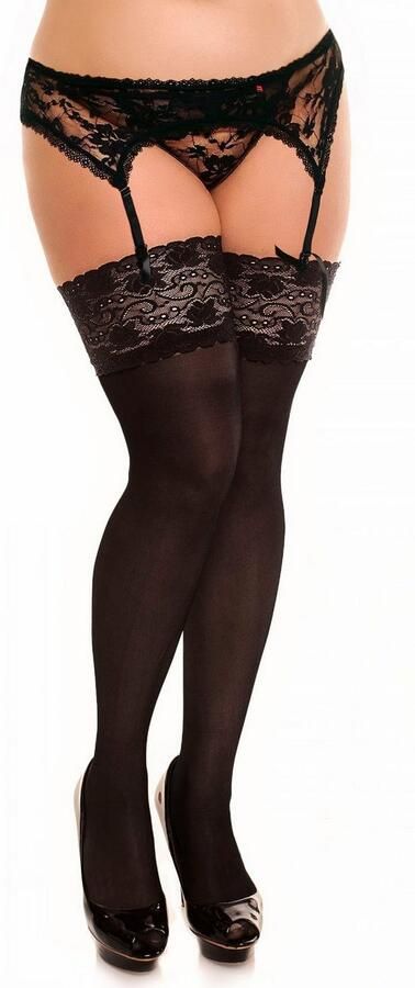 GLAMORY Jarretelkousen LUXURY tot transparant glanzend zeer elastisch (1 paar) - Foto 5