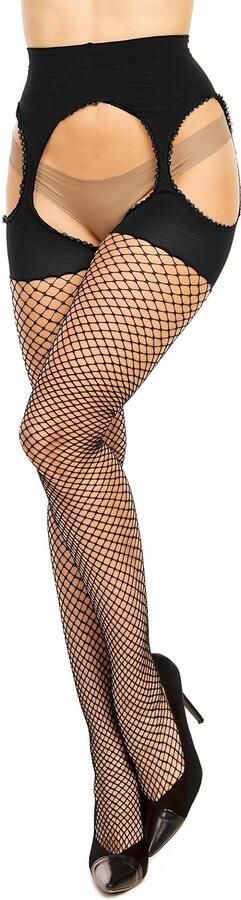 GLAMORY Netpantykousen Mesh Ouvert Plus Size Ouvert - Foto 9